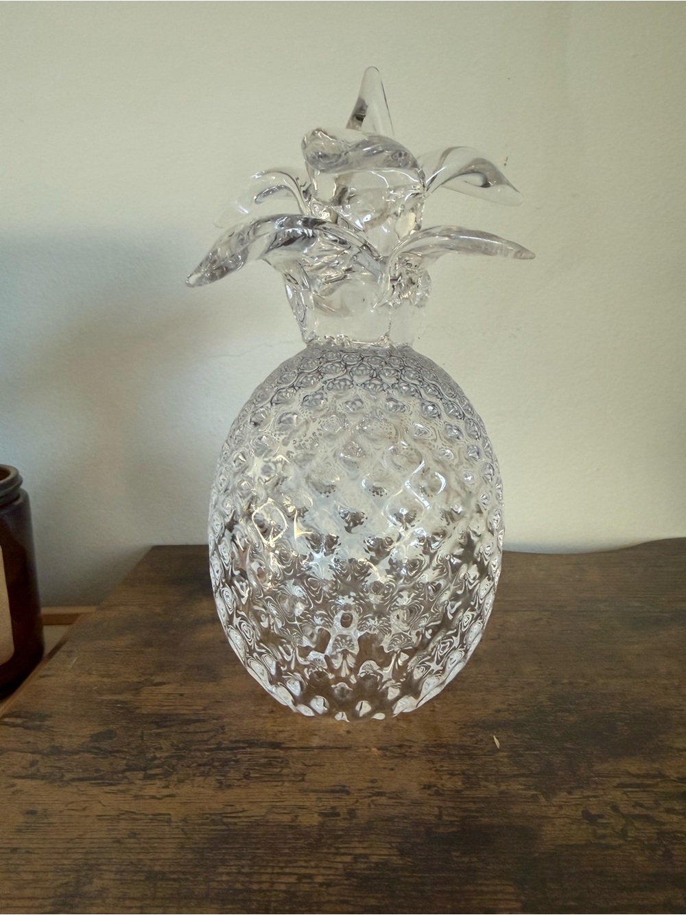 Simon Pearce Glass Pineapple